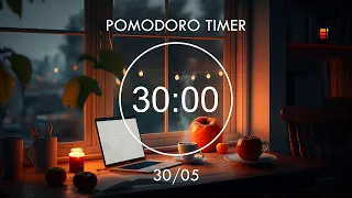 30/05 Pomodoro ★︎ 30/05 Pomodoro Timer - Lofi Mix • Effectively Study Night • Focus Station