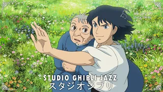 Studio Ghibli Jazz ☕ 🎵 Ghibli Jazz Collection 🪻 Studio Ghibli BGM 🌷 Relaxing Cello Piano Music ❤️‍🔥