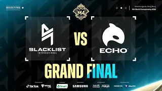 [FIL] M4 Grand Finals - BLCK vs  ECHO Game 1