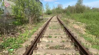 Прогулка по заброшенным заводским железнодорожным путям в городе Электросталь