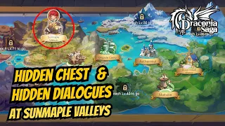 Hidden Dialogues & Hidden Chest at Sunmaple Valleys Map - Draconia Saga Sea #5