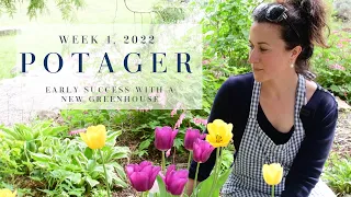 2022 Potager Garden Tour Week One | FRENCH FARMHOUSE