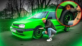 ГРАМОТНОЕ ЗАНИЖЕНИЕ (нет) GOLF 3 без снятия колес ахах