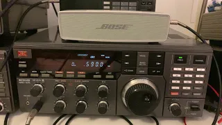 Bose + JRC NRD-525: transatlantic MW DX - VOCM 590 kHz Newfoundland and Labrador booming in Oxford