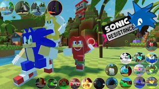 SONIC Resistance: RP - All Morph badges and Emeralds Location