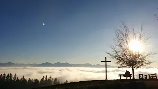 Kleine Serenade | Alphorn Solo | Abendstimmung über den Wolken am Auerberg