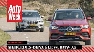 Mercedes-Benz GLE vs. BMW X5 - AutoWeek Dubbeltest - English subtitles