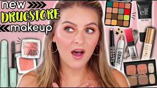 testing *NEW DRUGSTORE MAKEUP* 2023 // Elf Liquid Putty Primer, NYX Paradise Shock & more!