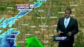 1st wave of precipitation moves into the metro