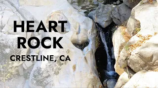 Heart Rock Falls Trail in Crestline - Hiking with Kids to Heart-Shaped Rock Waterfall