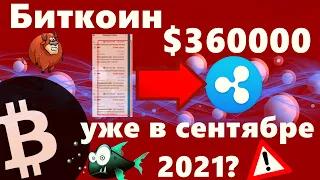 Биткоин $360000 уже в сентябре 2021? XRP Ripple КИТЯРА Джед Маккалеб нарастил продажи