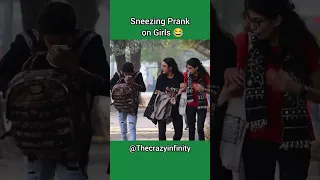 Sneezing Prank on girls #prank #comedy
