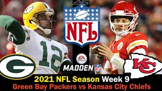 NFL 2021 Season - Week 9 - Green Bay Packers vs Kansas City Chiefs - 4K - AllSportsStation