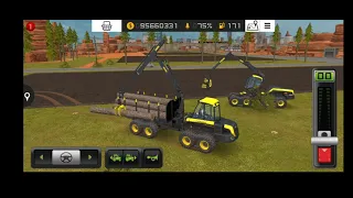 FS 18 Tree Cutting and wood loading farming simulator18 #games