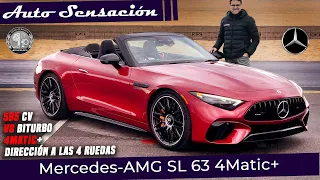 Prueba Mercedes-amg SL 63 2022. El mítico Mercedes Benz SL se transforma.