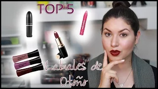 TOP 5: LABIALES DE OTOÑO! | MaKillArte