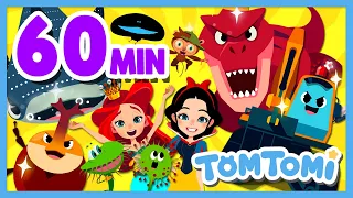 Tomtomi Best Kids Songs Compilation🏆 | 60m+ | Nursery Rhymes | English Songs for Kids | TOMTOMI