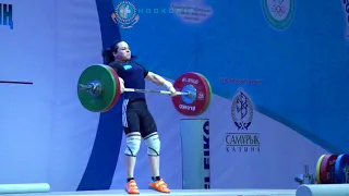 Margarita Yelisseyeva (53) - 90kg Snatch @ 2016 Kazakhstan Nationals