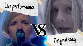 Aurora - Runaway LIVE performance VS original song (+cringey thumbnail)