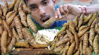 Spicy silkworm fry।।fish fry।।northeast mukbang