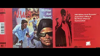 N.W.A (3. Sa Prize / Fuck Tha Police Pt. 2)(100 Miles And Runnin' CD Single Import) Eazy-E Dr. Dre