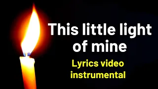 THIS LITTLE LIGHT OF MINE (lyrics video) NO COPYRIGHT MUSIC