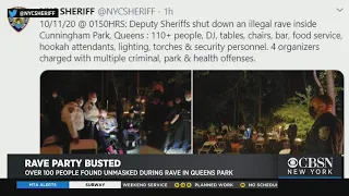 NYC Sheriffs Break Up Illegal Rave In Queens