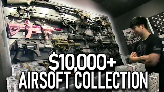 A Beautiful $10,000+ Airsoft Gun Collection (Gas Blowbacks Everywhere)