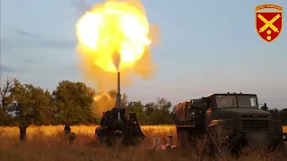 Міць української артилерії! 43 ОАБр ім. гетьмана Тараса Трясила.