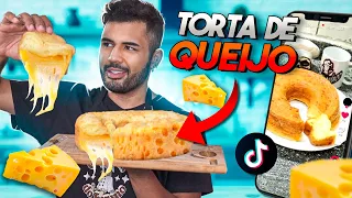 FIZEMOS A TORTA DE QUEIJO VIRAL! TÔ CONFUSO!