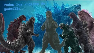 todos los rugidos de godzilla