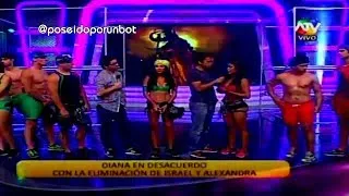 COMBATE: Diana y Karen Dejo se Enfrentan por la Eliminacion de Israel 11/03/14