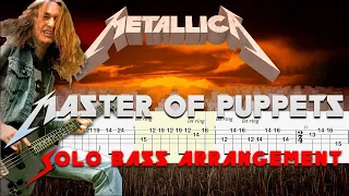 Master of puppets Solo Bass Arrangement Tabs By @ChamisBass  #chamisbass #basstabs #masterofpuppets
