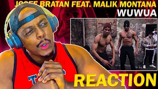 FIRST TIME HEARING JOSEF BRATAN🔥 | Josef Bratan x Malik Montana - Wuwua (POLISH RAP REACTION!!! )