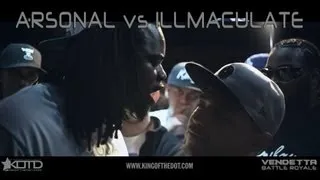 KOTD - Rap Battle - Arsonal vs Illmaculate | #Vendetta