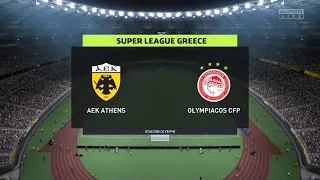 ⚽ AEK Athens vs Olympiacos ⚽ | Super League Greece (17/05/2022) | Fifa 22