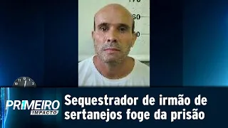 Condenado por sequestrar irmão de Zezé di Camargo foge da prisão | Primeiro Impacto (12/09/18)