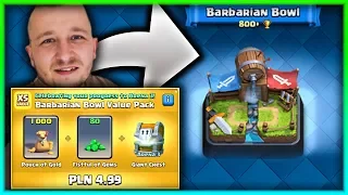 WBIJAMY 3 ARENE!!! SPAM DECK! GIANT CHEST ZA 5 ZŁ! CLASH ROYALE POLSKA