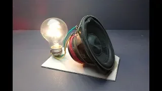 Free energy 100% generator with magnet in speaker - work 100% 2019