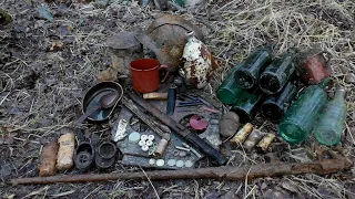 Немецкие блиндажи: куча находок на ровном месте German bunkers and their relics ENG SUBs