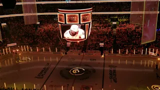 Nashville Predators vs Dallas PreGame Light and Projection Show Round 1 Game 1 2018-2019 Playoffs