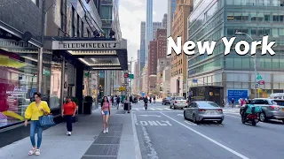 85°f New York City 4k Walking Tour - Strolling Tour Lexington Avenue NYC