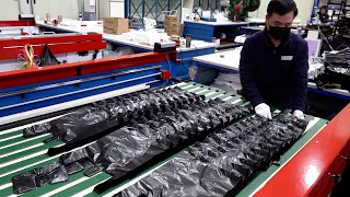 Mass Production Process of Plastic Bags. Packing Material Factory in Korea.