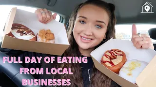 FULL DAY OF EATING FROM LOCAL BUSINESSES #2 *Support Local During Lockdown*