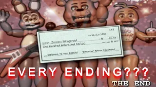 All Five Nights At Freddys Ending | FNAF 2