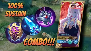 ENEMIES ENJOY ALL THE MOMENTS THEY WANT BUT DON'T FORGET CARMILLA INSANE SET+ROAMING STYLE|MLBB