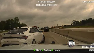 Hyundai Escapes From Sheriffs Meets ASP High Speed Chase Through Construction Zone