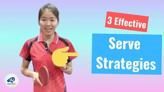 3 Effective Serve Strategies to Win in Table Tennis