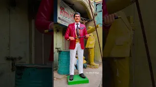 Super Star Krishna garu as Jamadagni #superstar #krishna #yt #tenali #ytshorts #shorts #statue