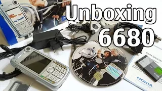 Nokia 6680 Unboxing 4K with all original accessories RM-36 review